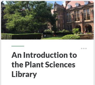 Plant Library Induction